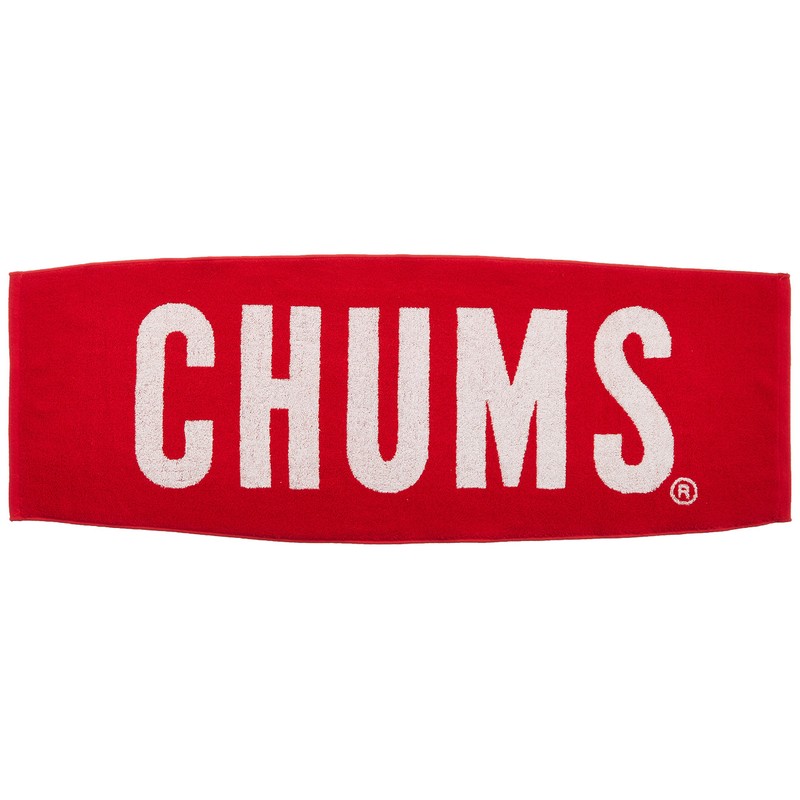 CHUMS CH62-0181 Logo Towel, 2 Red
