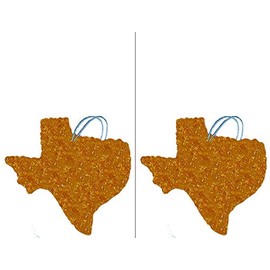The Scented Castle 2-Pack Caramel Scented Texas Shape Car Air Fresheners
