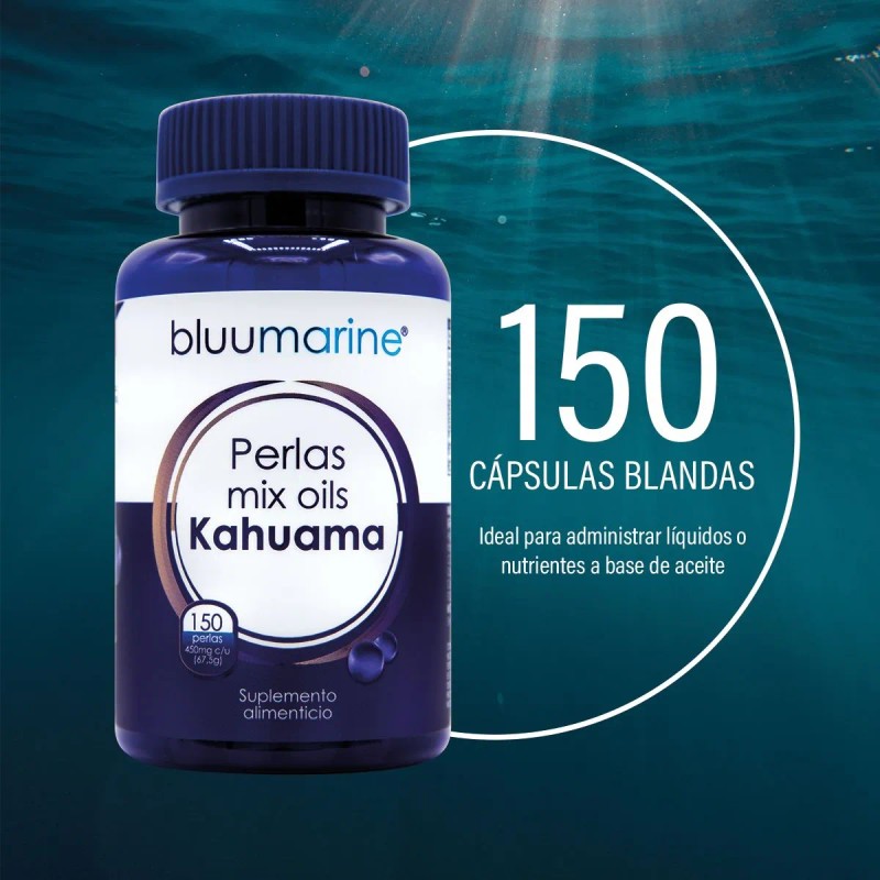 Perlas Mix Oils Kahuama Suplemento Alimenticio Bluumarine Sin Sabor