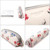 Coach Womens Pencil Case In Signature Canvas Leather (Silver/Chalk Multi