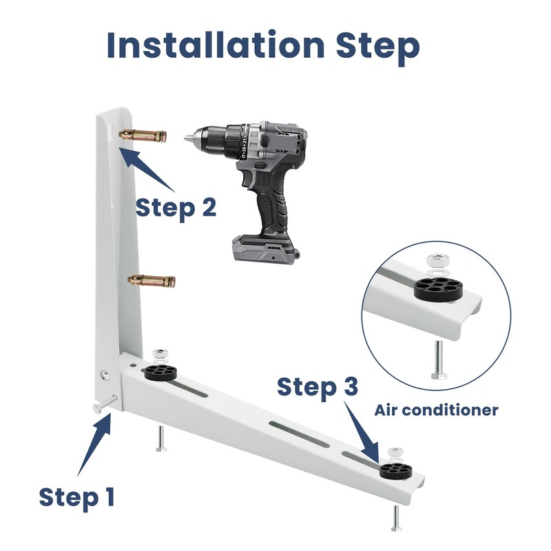 SUREPHON Mini Split Wall Mounting Bracket for 9000-15000 BTU Universal