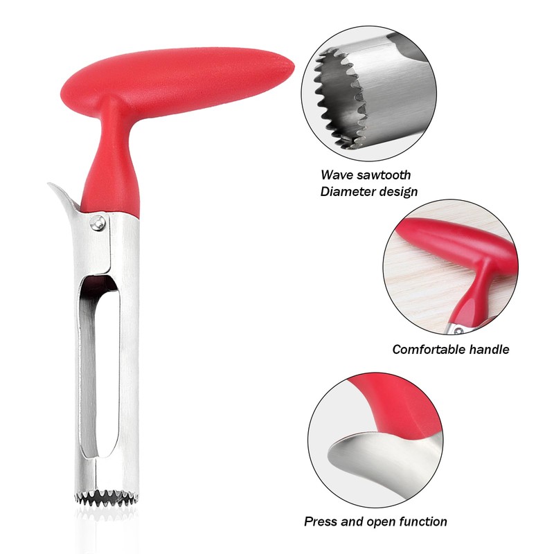CheeseandU Apple Corer Tool Sturdy Apple Core Remover Good Grips