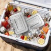 Stainless Steel Ice & Food Storage Container, Rapid-Freeze Long-Lasting Food-Safe