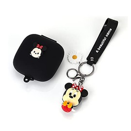 Fit Designed for Powerbeats Pro Earbuds, Suublg Cartoon Silicone Case Protective Cover with Cute Doll Keychain Full Body Anti-Lost Lanyard for Powerbeats Pro Wireless Headphones