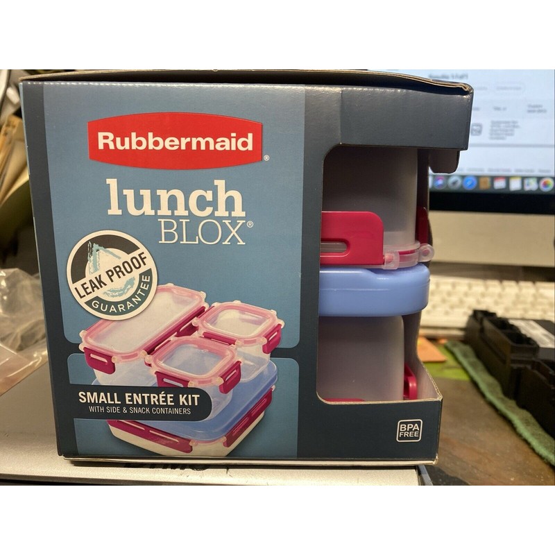 Rubbermaid, Part #7V92, Lunch Blox, Small Entree Kit, W/Side &