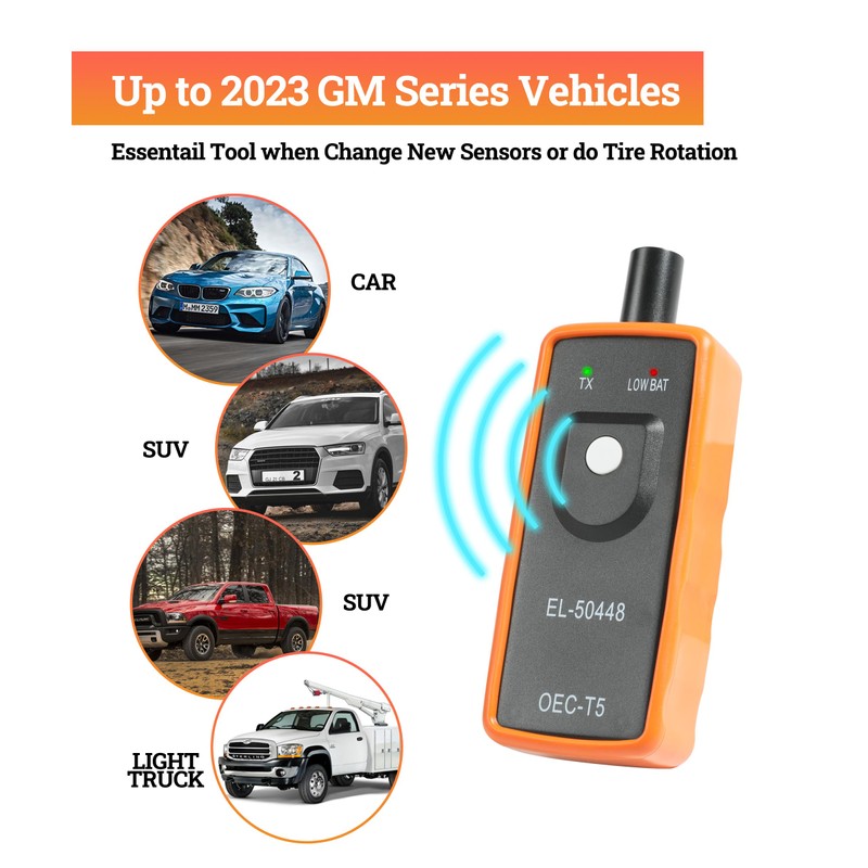 Zlirfy Universal TPMS Relearn Tool,System Programming Training,OEC-T5 Tire Pressure Monitor