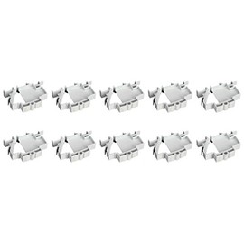 10 X Hager JK01B Blank Inserts for Hager Consumer Unit - 1 Module 1 Way
