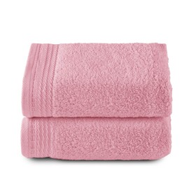 Top Towel - Premium - Large Bath Towels - Bath Towels -2 Hand Towels -50 x 100 cm - 100% Cotton - 600 g - Coral