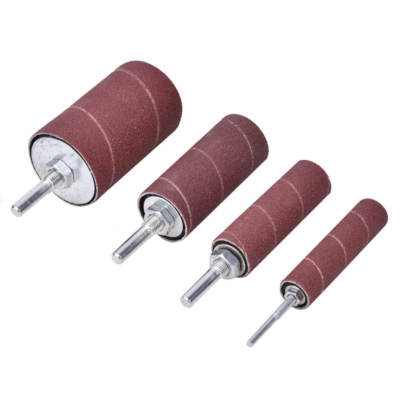 Sanding Drum Sleeve Kit Metal Wood Polishing Tool Woodworking Abrasive