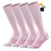 BRISIRA Coolmax Cooling Compression Knee High Socks Women 2 Pairs