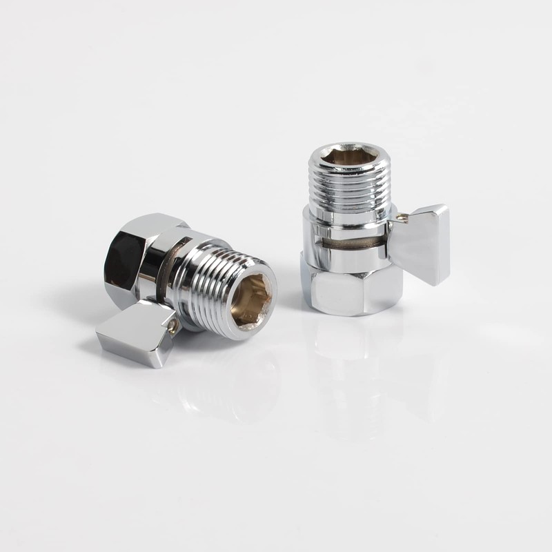 HAOXIN Double Outlet Shower Manifold with Shut Off Valve,Suitable for