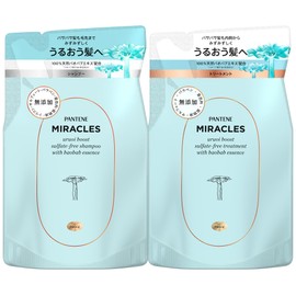 Pantene Miracles Moisture Boost Shampoo & Treatment Refill Set, 12.3 oz (350 g) + 12.3 oz (350 g) + 12.3 oz (350 g)