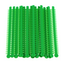 Dental Orthodontic Ligature Ties Elastic Rubber Bands (L-Grass Green-22#)