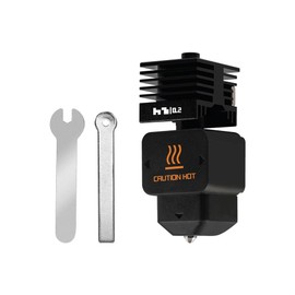H2D Hotend kit for Bambu Lab H2D/A1/A1MINI, Fast Speed Replacement Hot End Assembly 0.2/0.4/0.6/0.8mm High-Temperature Hardened Steel Nozzle 3D Printer Part (0.2mm)