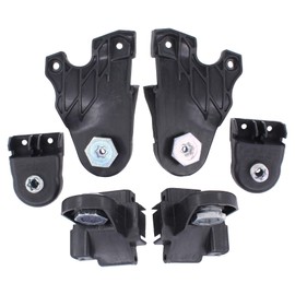 Headlight Repair Kit Holder Front Headlight Bracket Headlight Holder Headlight Holder Main Headlight Clips Eyelets with Screw Front Left Right for C Class W205 S205 C205 Coupe