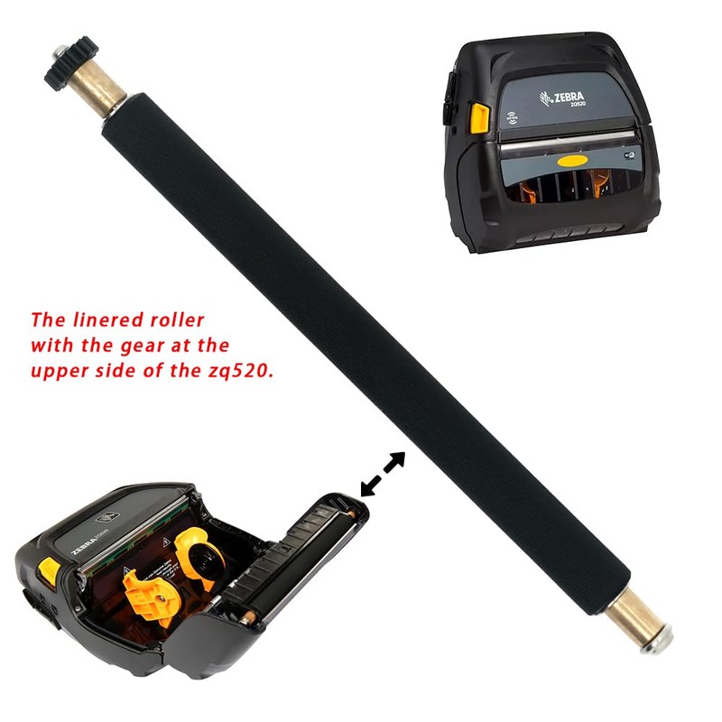 ZQ520 Kit Platen Roller with Gear for Zebra ZQ520 Thermal