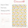 Callowesse Baby Changing Mat 76x45cm. Waterproof, Wipe Clean, Raised Edges,