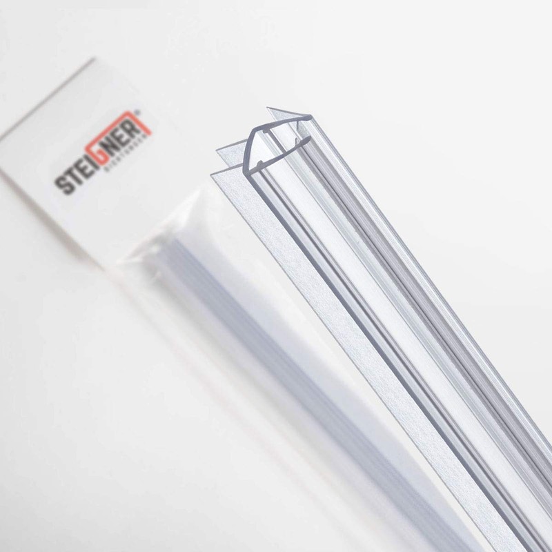 STEIGNER Shower Seal 50cm Glass Thickness 8/9mm Straight PVC Replacement