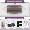 Sorbus® Brazilian Double Hammock - Extra-Long Two Person Portable Hammock