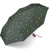 Esprit Easymatic Light Little Leaves Pocket Umbrella, Green