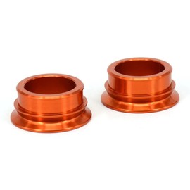 Power Parts Orange Rear Wheel Spacer Kit Compatible with/Replacement For KTM SX/SX-F/XC-F 125-450 2012-2022 | Replaces OEM Part 77710016000