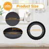 Beasea 6 Inch Tart Pan, 8pcs Small Tart Pie Pans