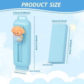 24 Pcs Cute Retractable Eraser for Pencils Cute School Supplies Kawaii Erasers for Kids Fun Cartoon Erasers Back to School Supplies Kid Party Favors Gift (Style 2)