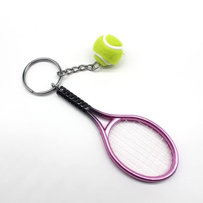 Plus Nao Plus Nao Key Holder, Keyring, Tennis Racquet, Ball,