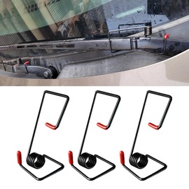 3PCS Windshield Wiper Arm Pressure Spring Booster with Silicone Cover, No Windshield Wiper Arm Replacement Trouble to Restore Clear Windshiele, Universal Car Windshield Wipers Accessories for Most Car