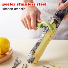 Peeler Vegetable Apple Potato Kiwi Fruit Carrot Tomato Lemon Pear Food Peelers Slicer for Kitchen Hand Utensils, 2 Pack