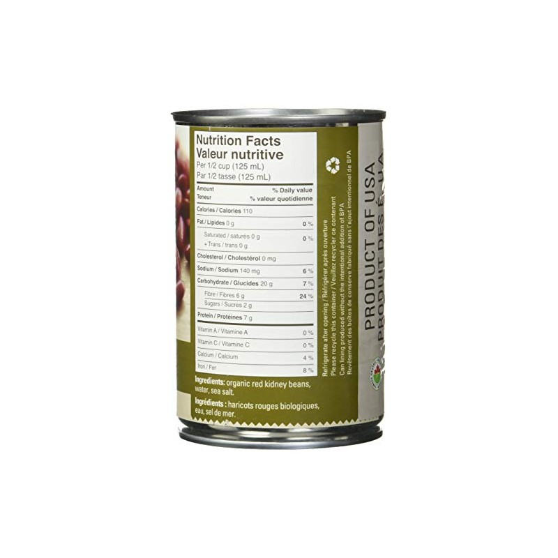 Earth's Choice Organic Kidney Beans, 398ml