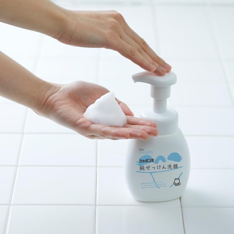 Shabondama Pure Soap, Face Wash, Foaming Type, Main Unit, 6.8