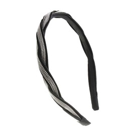 VINGTAINE HK-224-S- Twist Chain Headband Simple, Casual, Metallic Hair Accessory