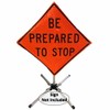 Eastern Metal Signs & Safety Galvanized Steel Compact Roll-up sign