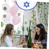 Mipcase 2pcs Israel National Flag Vertical Garden Flag Outdoor Decoration