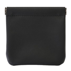 HSTWODE 1 x Portable Change Storage, Key Bag Small, 8 Colours Available, Women's Purse, 8.5 cm x 8 cm/12 cm x 11.5 cm Colours Coin Bag, black, Modernity