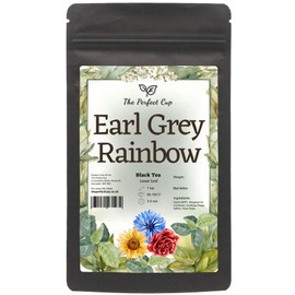 Earl Grey Rainbow Loose Leaf Tea, Bergamot Oil, Resealable Pouch (250g, Earl Grey Rainbow)