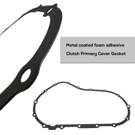 Clutch Primary Cover Gasket Kit Compatible with Sportster 883 Sportster 1200 XL1200X XL1200XS Iron 883 XL883N XL1200NS XL883N XL1200CX XL1200V XL1200C XL1200T XL1200N XL883C 2004-2022