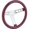 11-1/2 Inch Red Metalflake Steering Wheel, 3-1/2 Inch Dish
