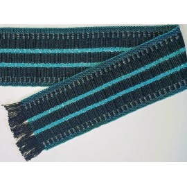 Novtex 3 Yds. Black/Turquois