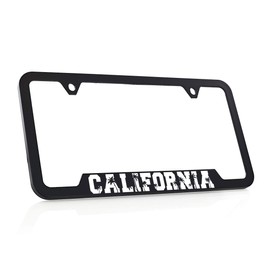 California License Plate Frame - Quality UV Printed Plastic