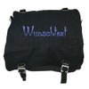 Large combat bag black embroidered with your desired text, black