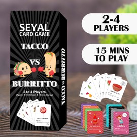 Tacco vs Burritto: The Ultimate Strategic Showdown – A Fun & Fast-Paced Card Game of Tactics and Survival Card Game for Fun and Joy - Seyal Card Game