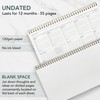 Zen & Flow - Undated Weekly Planner, Dashboard Desk Pad,