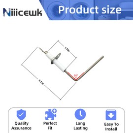 S1-2702-311P Furnace Flame Sensor Igniter Rod Replacement For York Coleman Evcon Luxaire Furnace