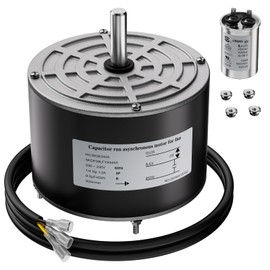 5KCP39LFY534AS Condenser Fan Motor Replacement for Carrier HC39GE242 HC39GE242A HB39GQ232 HB38GE242, 1/4 HP 825 RPM 208-230V 48Y Frame CWLE