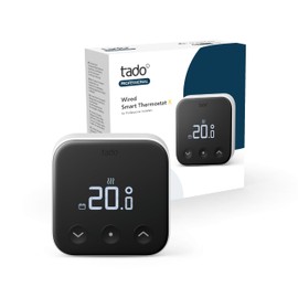 tado Wired Smart Thermostat X for Professional, Additional Product for Underfloor Heating and Boiler, Control via App and Smart Speaker (Alexa, Siri, Google Assistant)