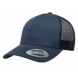 BIGHEADCAPS & Yupoong Big Size Navy Yupoong® Trucker Mesh Cap  2XL - 4XL Adjust BIGHEADCAPS