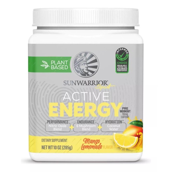 Sunwarrior Active Energy Preworkout Vegano Mango 285 G Sunwarrior Sport