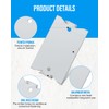 WENHUALI 300 Pack Nail Plates for Wood Studs, 2.5 x